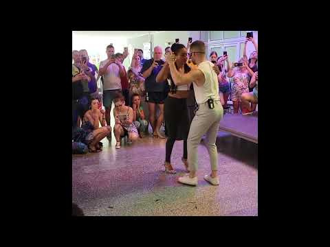 Kizomba lesson Nuno and Nagyla