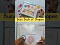 Toddler busy book,Shape Matching Activities,Toddler homeschool Activity, Preschool Curriculum