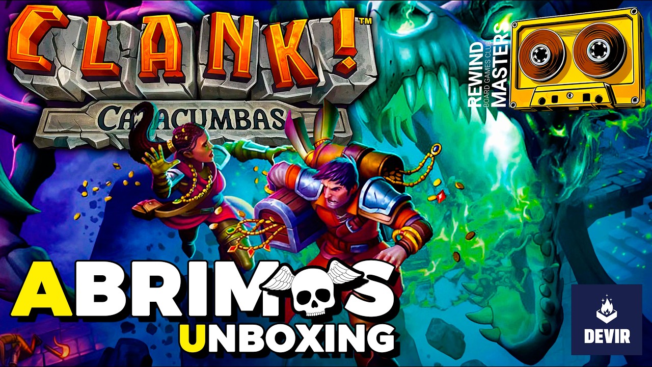 Abrimos CLANK! CATACUMBAS (Devir) — ¡No hagas ruido! | Rewind Masters
