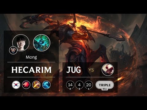 Hecarim Jungle vs Lee Sin - KR Challenger Patch 9.24
