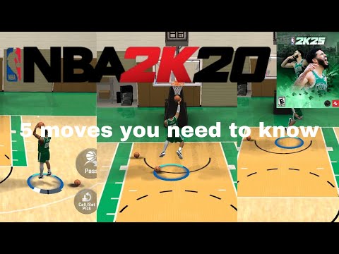 NBA 2K20 MOBILE - 5 moves you need to know
