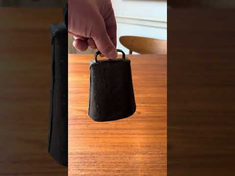 Vintage 1900s 4.5" Steel Cowbell Unmarked - See Video! image 7
