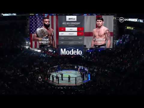 Full MMA match against Tyron Woodley vs Darren Till