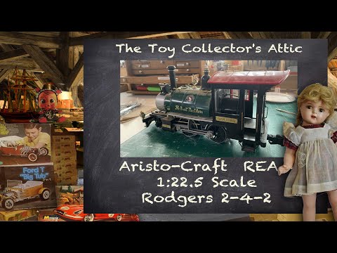 REA - AristoCraft Rodgers 2-4-2. A GREAT running but goofy looking 1:22.5 scale locomotive
