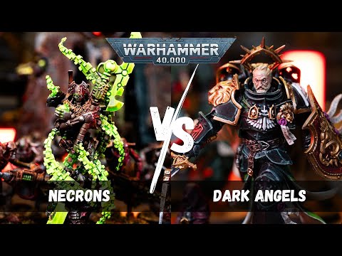 Necrons vs Dark Angels / Warhammer 40,000 Battle Report