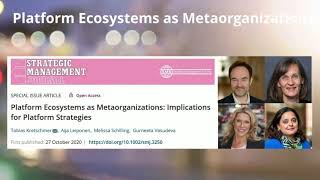 Platform Ecosystems as Metaorganizations