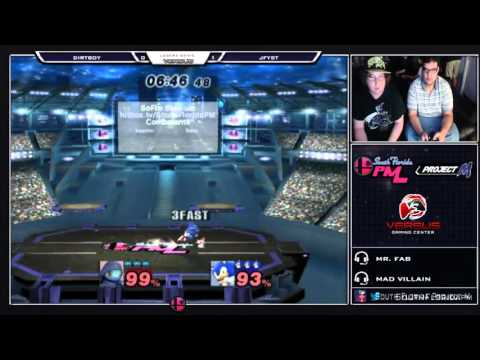 Versus Project M Weekly 12/27/15 - Losers Semis - GSG | JFyst (Sonic) vs Dirtboy (Squirtle)