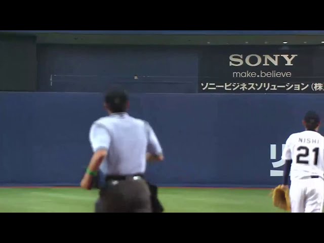 2回表 イーグルス・岡島 センターフェンスギリギリに飛び込む5号ソロホームランで追加点!! 2014/7/1 Bs-E