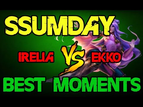 KT Ssumday as Irelia vs Ekko | BEST MOMENTS