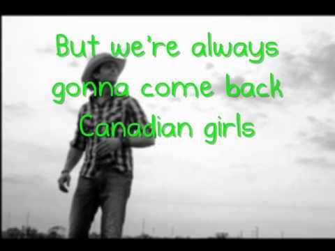 Canadian Girls - Dean Brody (Lyrics)