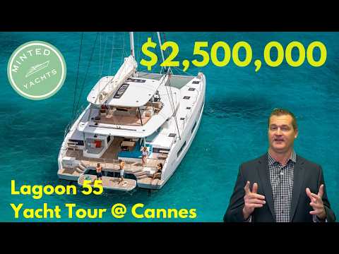 $2,500,000 Yacht Tour, 2025 Lagoon 55 Sailing Catamaran | Perfect for Caribbean YachtSpecDirect.com
