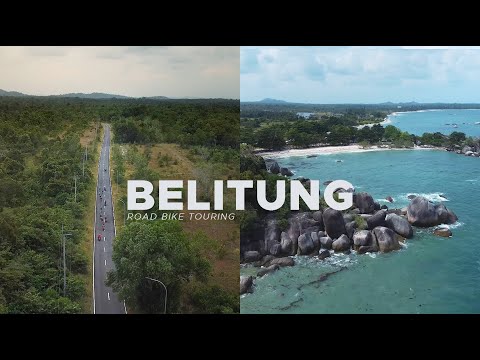 BELITUNG ISLAND - Road to Paradise (drone perspective)