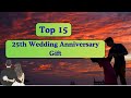25th Wedding Anniversary Gift Ideas 25th Anniversary Gift For Couple 25th Anniversary Gifts