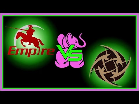 Team Empire vs Ninjas in Pyjamas Dota 2 Champions League