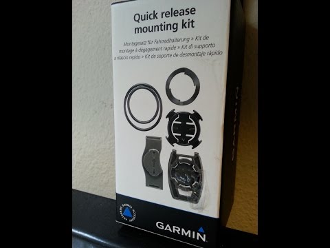 How To Install Garmin Quick Release Mount Forerunner 310XT