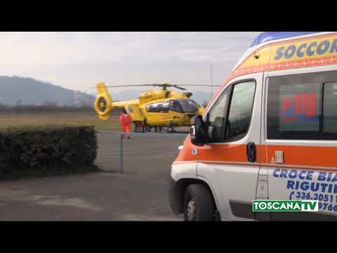 2020-01-15 AREZZO - CADE DA SCALA, GRAVE UOMO DI 61 ANNI