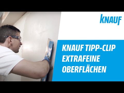 Knauf Tipp-Clip - Extrafeine Oberfläche mit SM700 Pro herstellen
