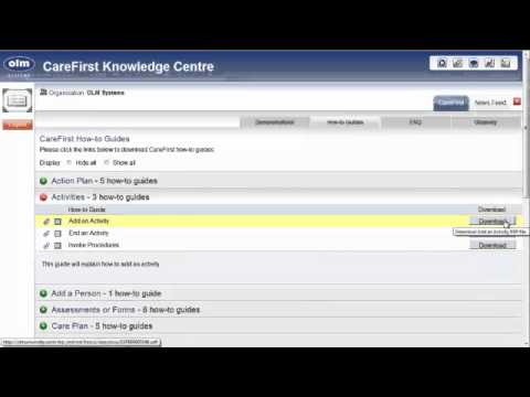 Carefirst Knowledge Centre Short Demonstration