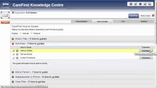 CareFirst Knowledge Centre: short demonstration