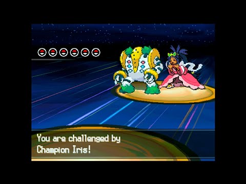 Pokemon Pitch Black 2 - Unova Champion Iris, Title Match (Singles Finale, Hard Mode)