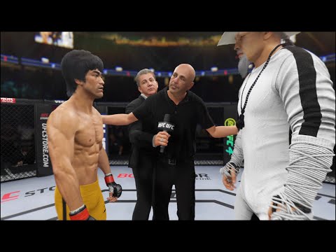 Bruce Lee vs. Karate Master - EA Sports UFC 4 - Epic Fight 🔥🐲