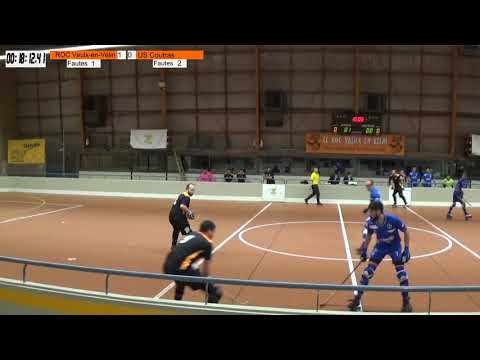 J12 N1 ELITE RINK HOCKEY 2019 2020 ROC VAULX EN VELIN 3-6 US COUTRAS
