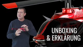 25342 Amewi Bell 206 CP Jet Ranger Unboxing und Erklärung | Neuheit