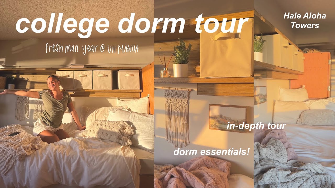 COLLEGE DORM TOUR 2024 @ University of Hawaii !! | freshman year ep. 10
