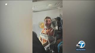 Frontier Airlines backing flight crew who restrained unruly passenger | ABC7