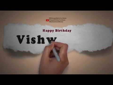 Happy Birthday Vishwanath | Whatsapp Status Vishwanath