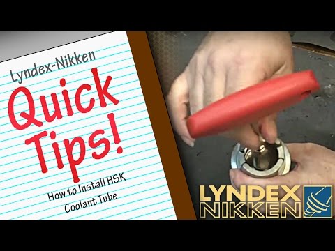 How to Install HSK Coolant Tube