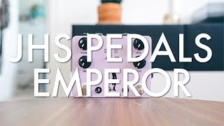 Video thumbnail for JHS Pedals Emperor Analog Chorus/Vibrato with Tap Tempo (demo) by Living Room GD