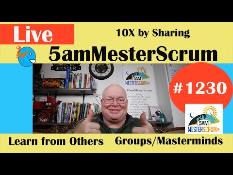 10X by Sharing Lightning Talk 1230 #5amMesterScrum LIVE #scrum #agile