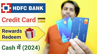 HDFC Credit Card Rewards Redeem in Cash 2024 | Hdfc Credit Card Rewards Redeem kaise kare 2024 Cash
