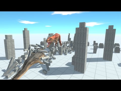 CITY MACHIMOSAURUS REX vs EVERY UNIT - Animal Revolt Battle Simulator