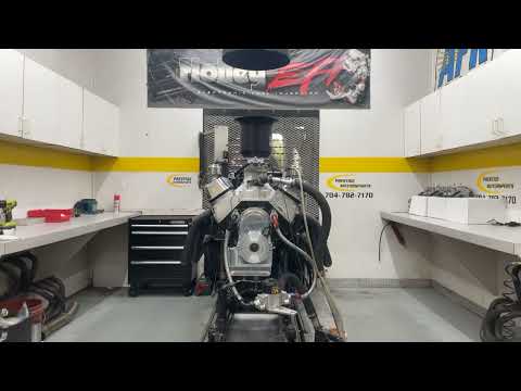 Ken's 632ci Big Block Chevy Airboating Engine Dyno Testing at Prestige Motorsports - 809HP 831TQ