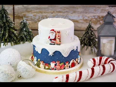 Christmas Border silicone icing mould Christmas Border silicone icing mould