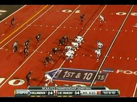 2010 NCAA FCS Semifinal - Eastern Washington vs Villanova