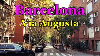 [[SPAIN-BARCELONA]] Walking along Via Augusta street 24/OCT/2020 01:10 pm