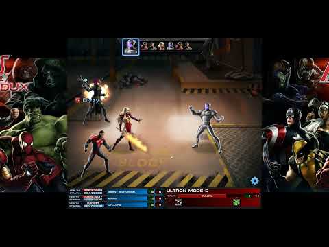 Magik Vs Ultron Group Boss 75% | Marvel Avengers Alliance Redux