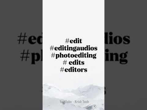 Top 10 Instagram hashtags for editors #shorts