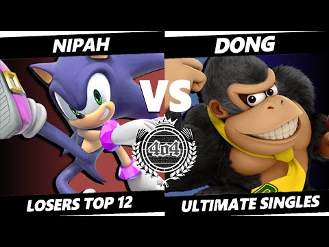 4o4 Smash Night 60 - Nipah (Sonic) vs EVC| DONG (Donkey Kong) - Losers Top 12