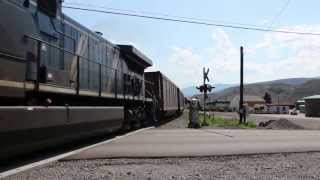 preview picture of video 'East Bound CP coal train @ Ashcroft'