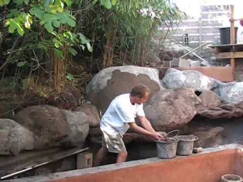 comment construire faux rocher