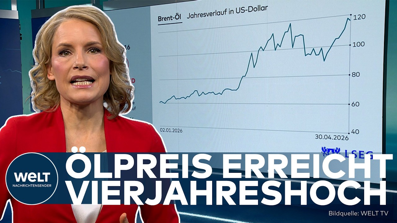 ÖLPREIS AUF VIERJAHRESHOCH: Iran-Krieg treibt Preise immer weiter nach oben