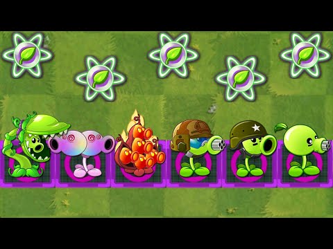 All PEA Plants Max Level Power-Up! in Plants vs Zombies 2 (PVZ2 Version 8.9.1)