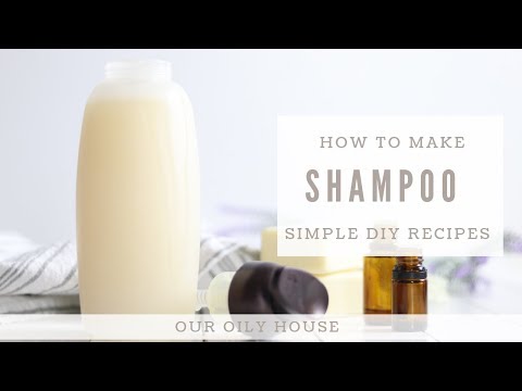Wie man ein ganz natürliches Shampoo herstellt | Einfaches Rezept mit ätherischen Ölen