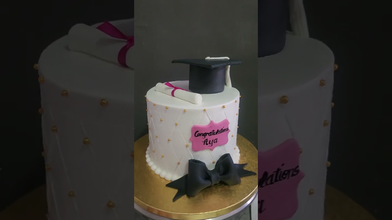 graduation cake 1 tier #shortsfeed