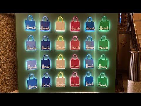 Walking Tour - Harrods Gift Shop in Knightsbridge, London 🏴󠁧󠁢󠁥󠁮󠁧󠁿 
