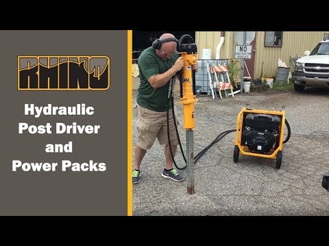 Rhino™ HPD-60: High-Performance Hydraulic Post Driver Overview